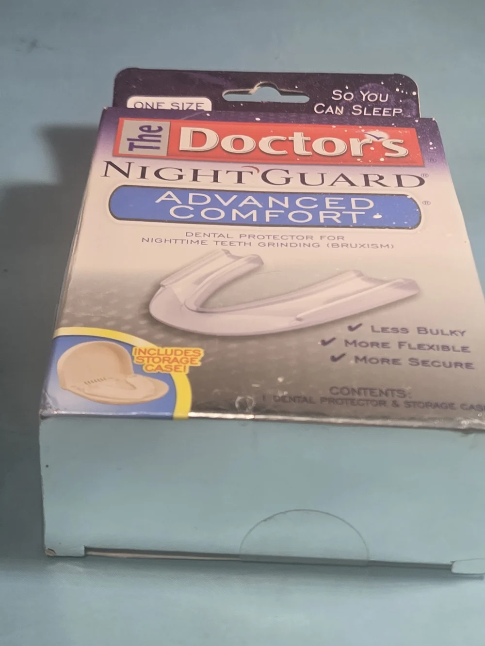 NightGuard Advanced Comfort - Purple/White Dental Protector